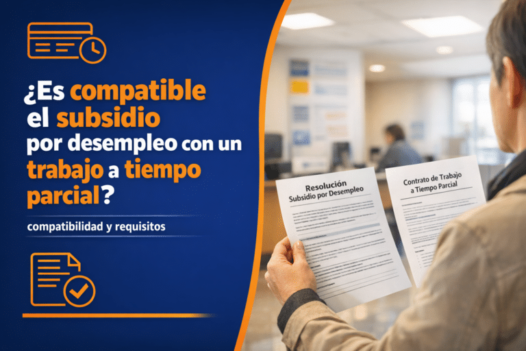 Subsidio de desempleo y trabajo a tiempo parcial en 2026