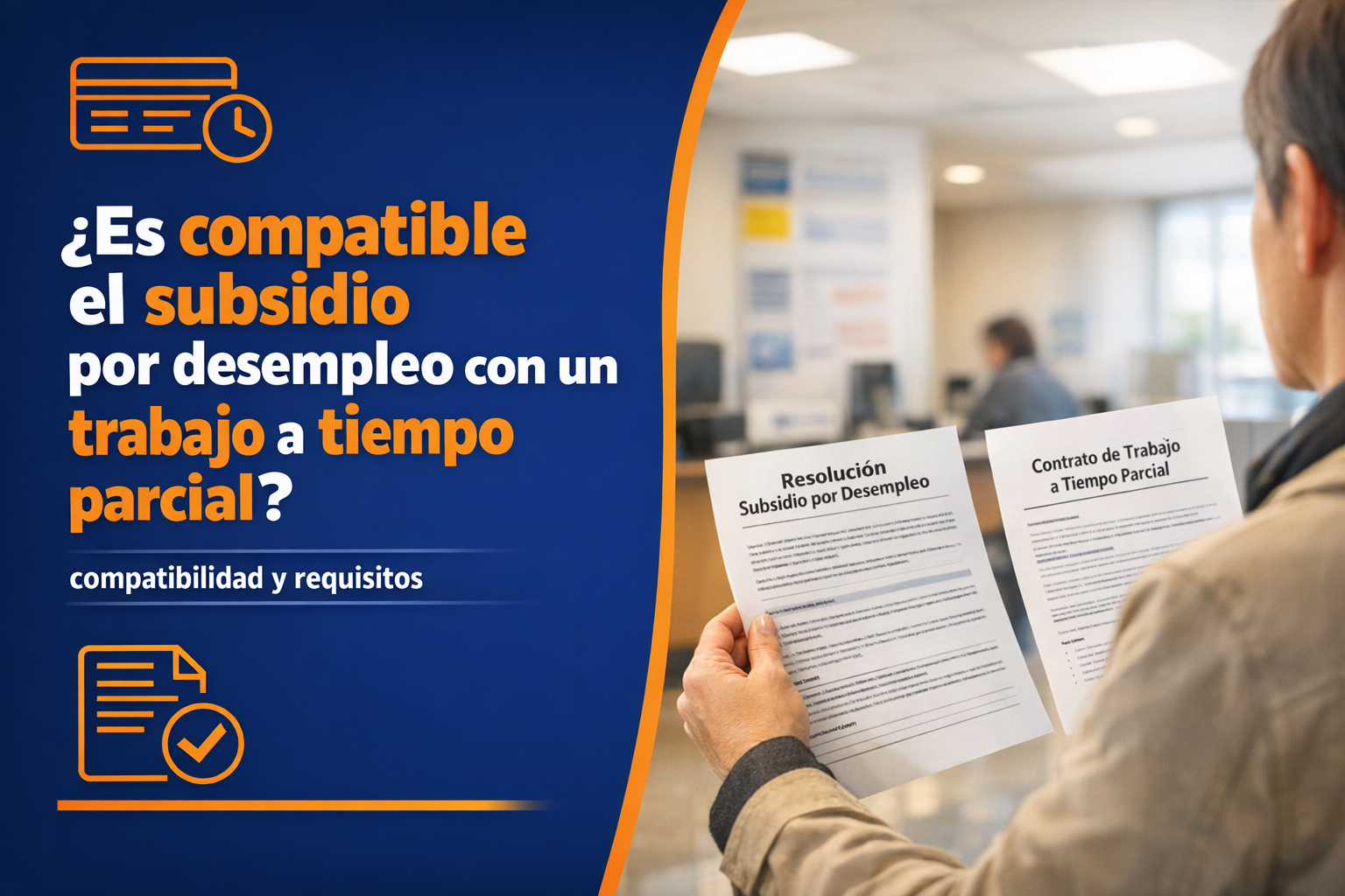 ¿Es compatible el subsidio por desempleo con un trabajo a tiempo parcial?