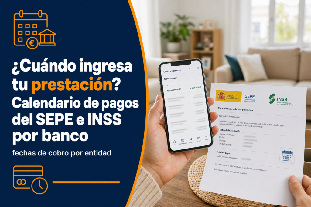 ¿Cuándo ingresa tu prestación? Calendario de pagos del SEPE e INSS por banco