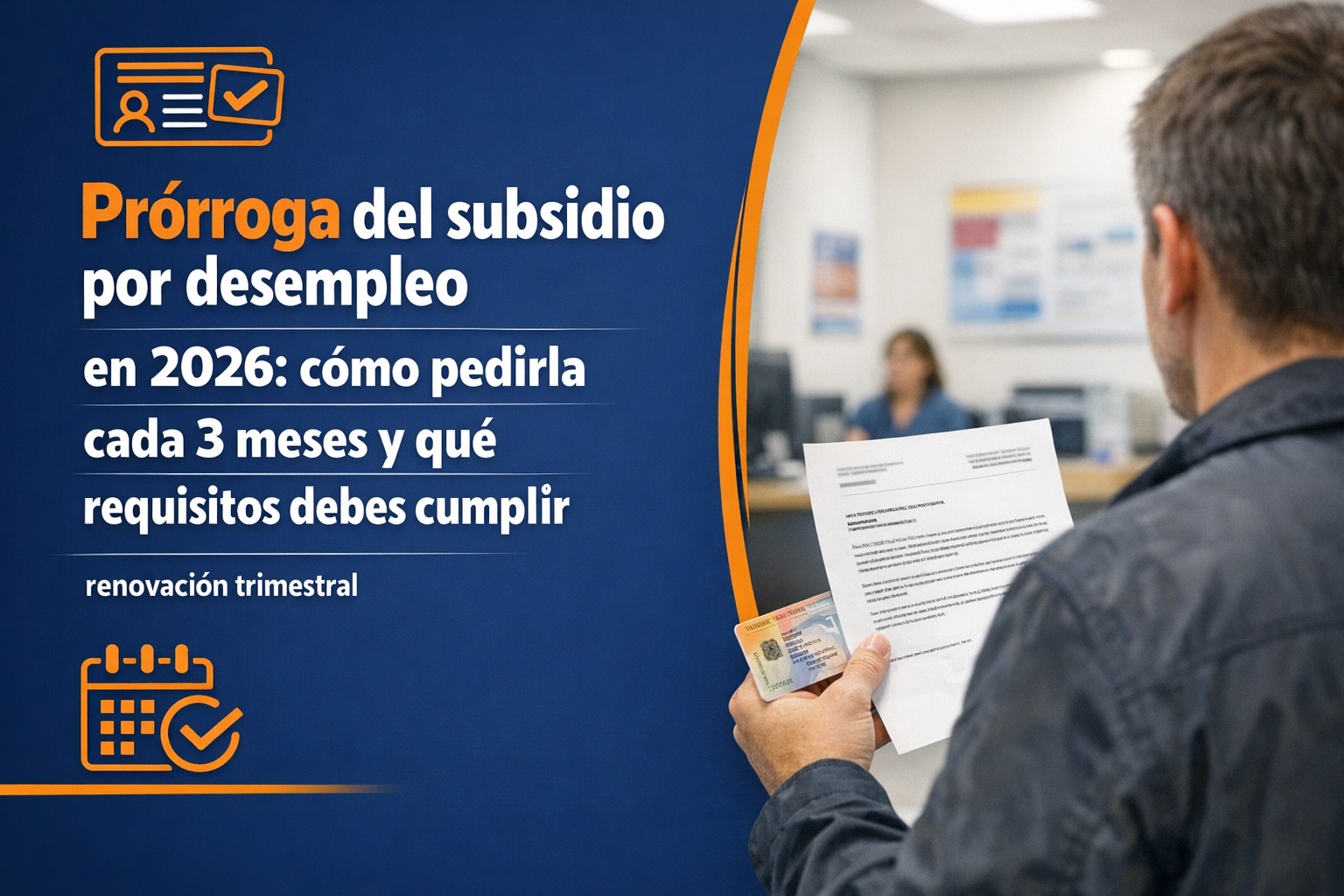 Prórroga del subsidio por desempleo en 2026: cómo pedirla cada 3 meses y qué requisitos debes cumplir