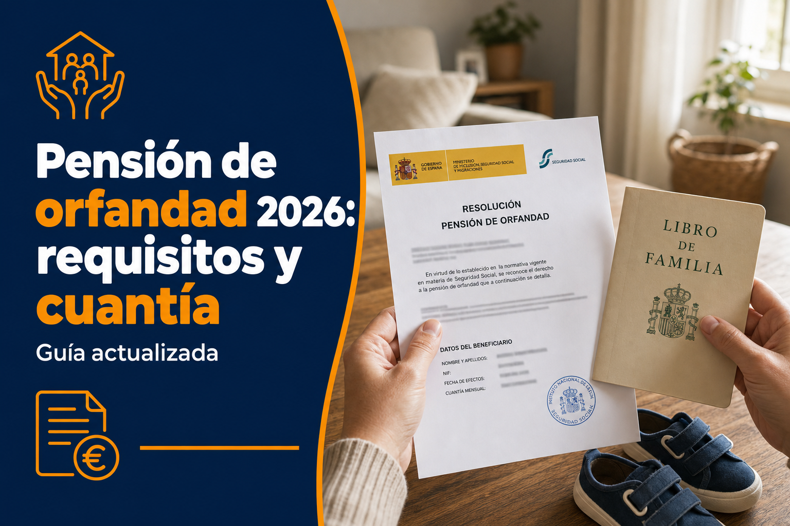 Pensión de orfandad 2026: requisitos y cuantía