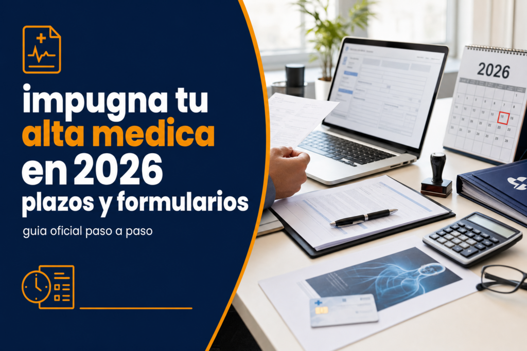 Oposición a un alta médica en 2026: cómo impugnarla, plazos y formularios oficiales