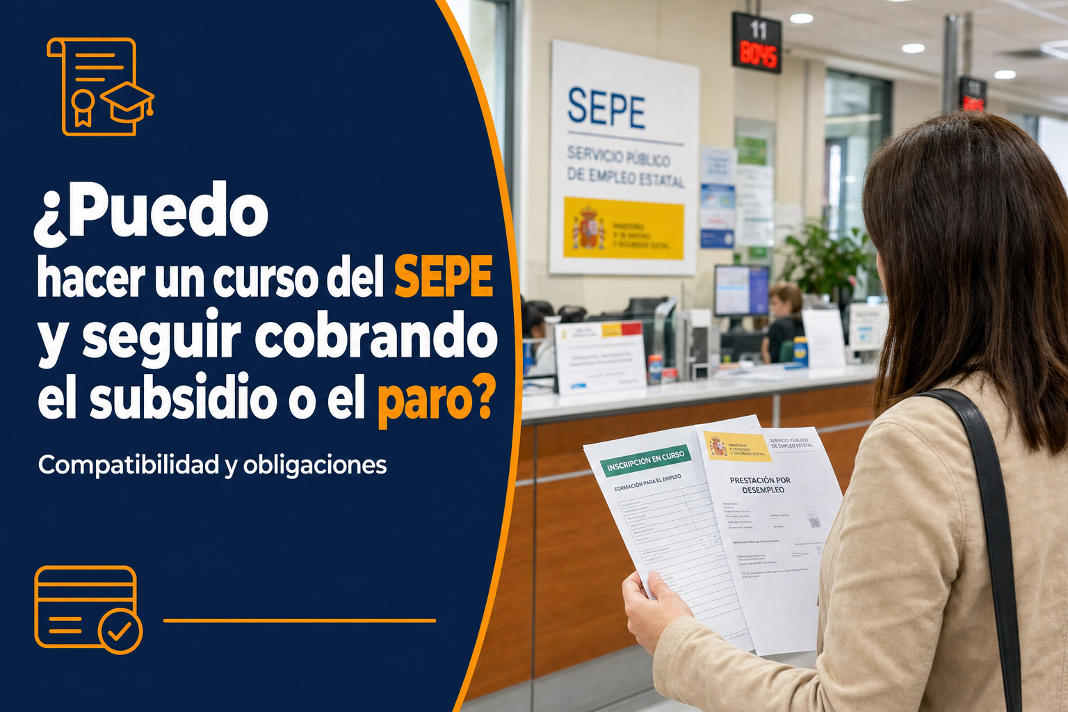 ¿Puedo hacer un curso del SEPE y seguir cobrando el subsidio o el paro?
