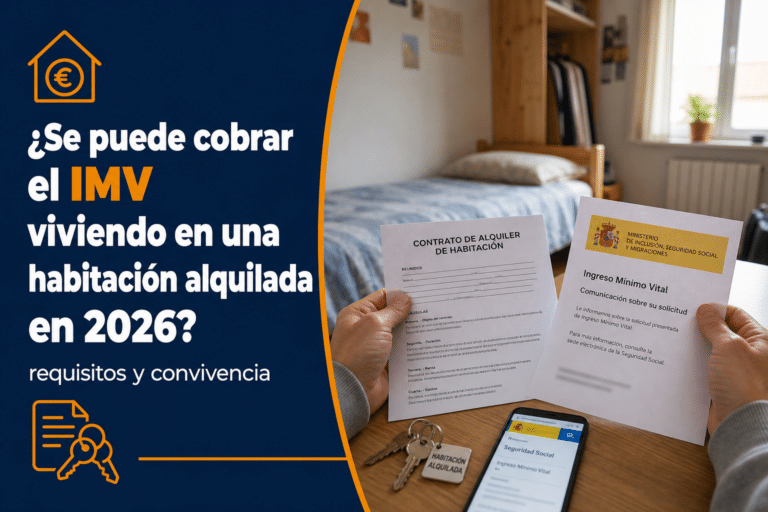 IMV viviendo en una habitación alquilada: requisitos 2026