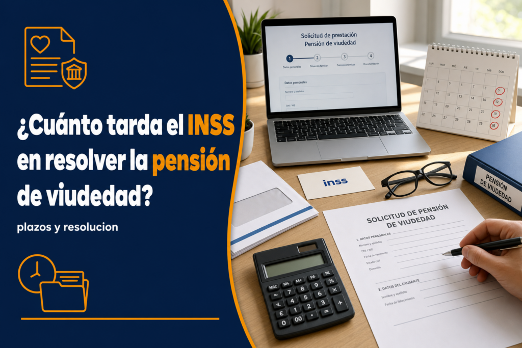 ¿Cuánto tarda el INSS en resolver la pensión de viudedad?
