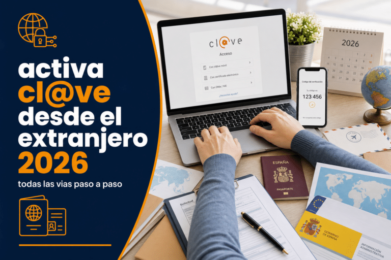 Cómo activar Cl@ve desde el extranjero 2026: las vías
