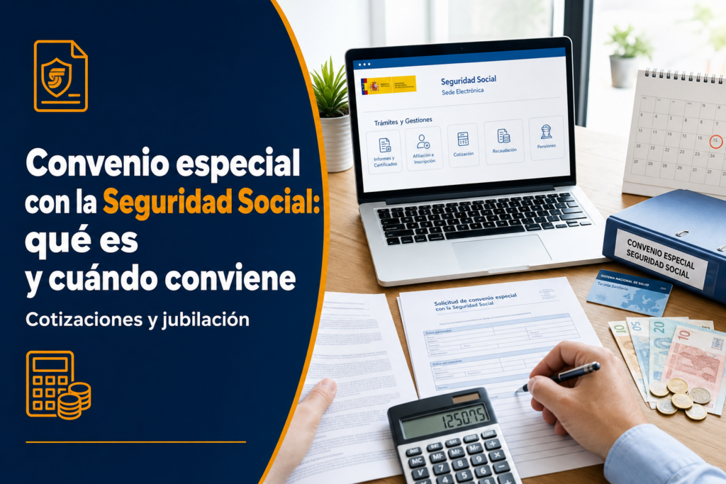 Convenio especial con la Seguridad Social: qué es y cuándo conviene