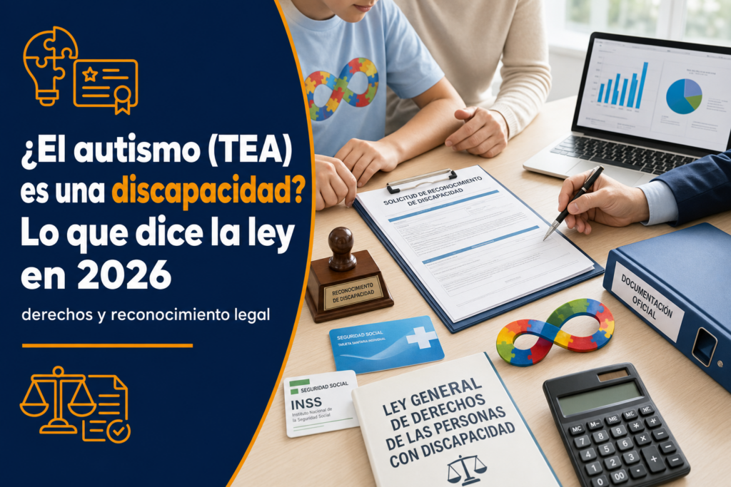 ¿El autismo (TEA) es una discapacidad? Lo que dice la ley en 2026