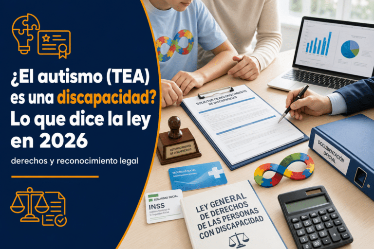 ¿El autismo (TEA) es una discapacidad? Lo que dice la ley