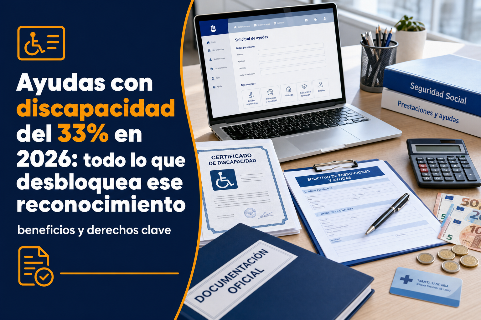 Ayudas con discapacidad del 33% en 2026: todo lo que desbloquea ese reconocimiento