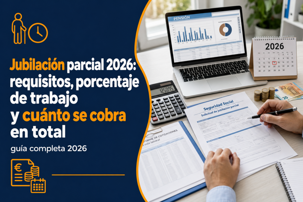 Jubilación parcial 2026: requisitos, porcentaje de trabajo y cuánto se cobra en total