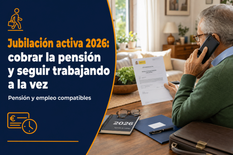 Jubilación activa 2026: cobrar pensión y seguir trabajando