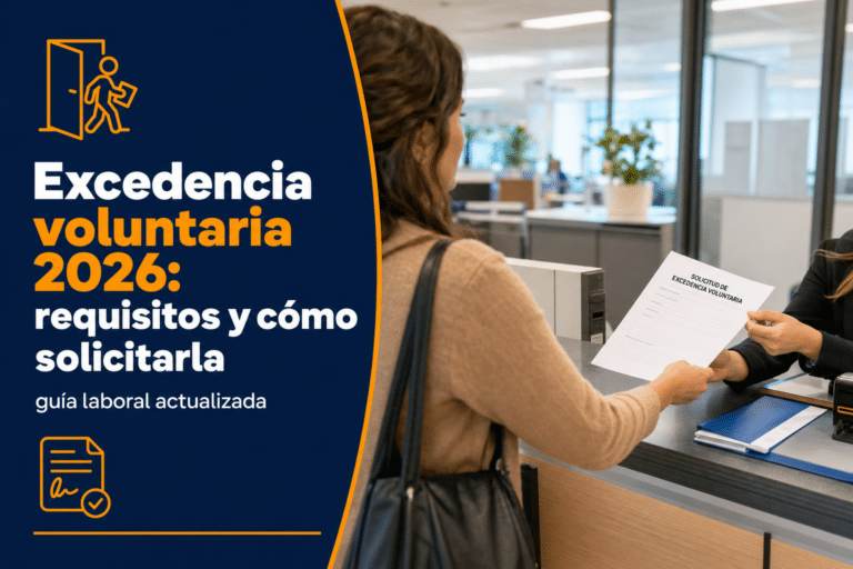 Excedencia voluntaria 2026: requisitos y cómo solicitarla