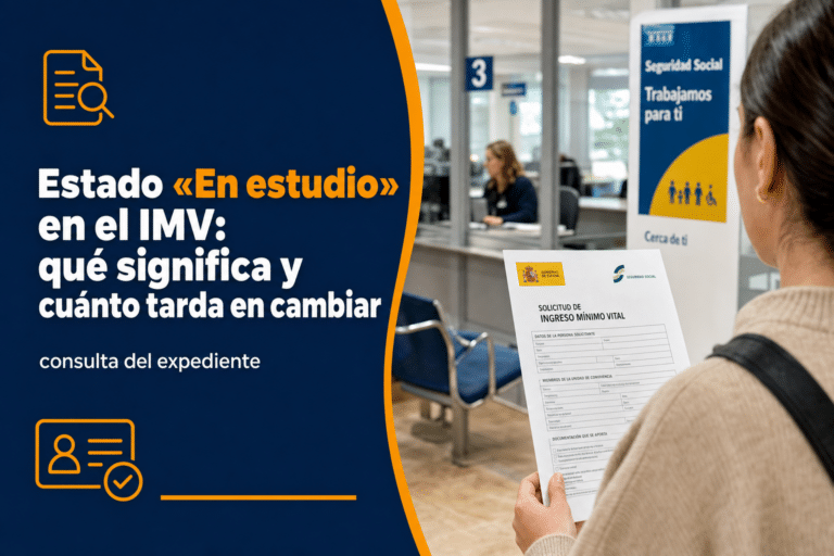 Estado «En estudio» del IMV: significado y cuánto tarda