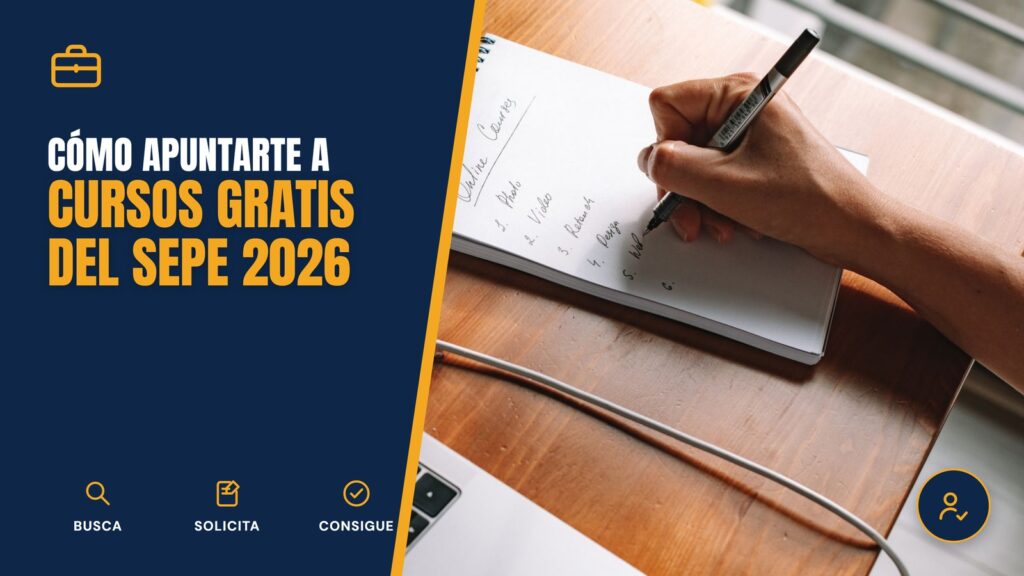 Cómo inscribirse en cursos gratuitos del SEPE en 2026