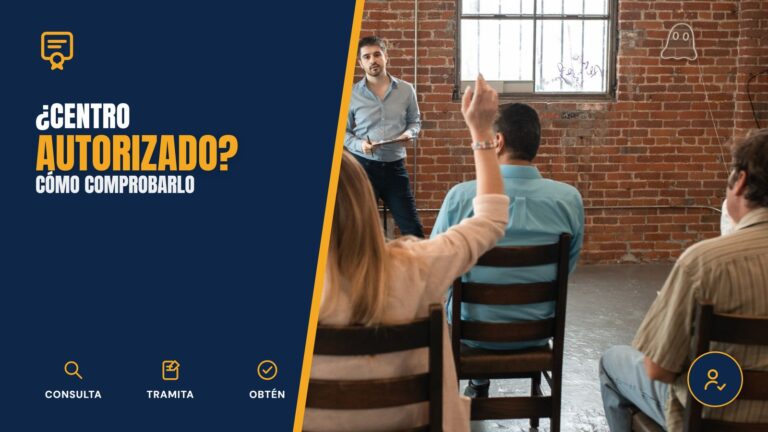 Cómo comprobar si un centro está autorizado para impartir certificados profesionales