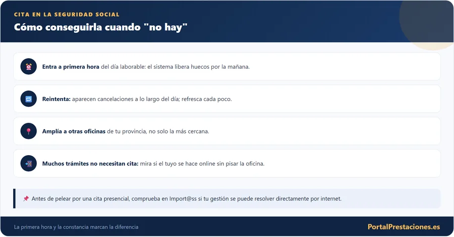 Como conseguir cita en la Seguridad Social