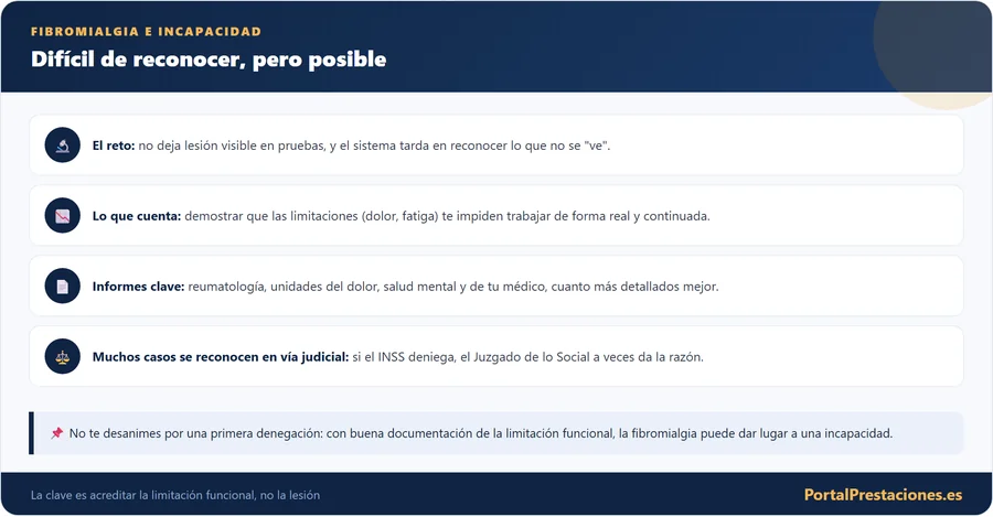 Fibromialgia e incapacidad permanente como reconocerla
