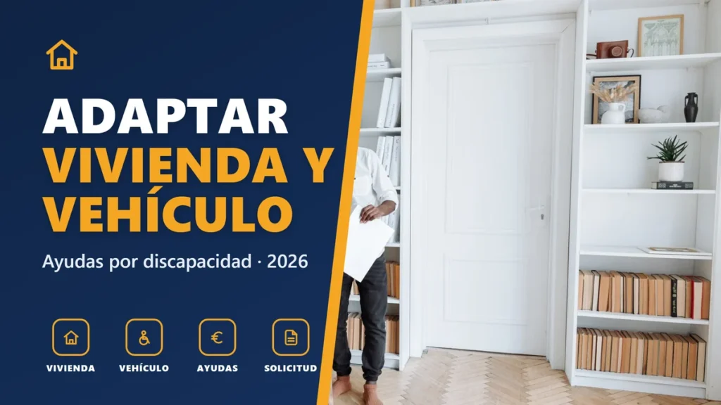 Ayudas para la adaptación de la vivienda y el vehículo por discapacidad en 2026