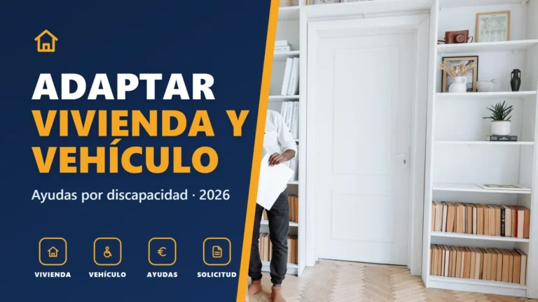 Ayudas para adaptar vivienda y vehículo por discapacidad