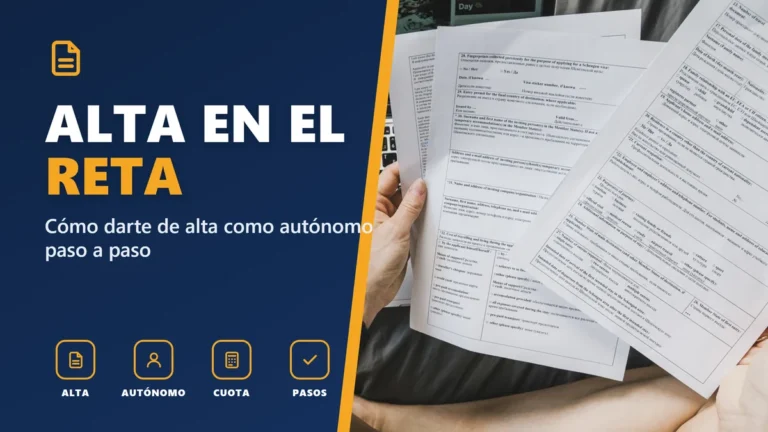Alta en el RETA 2026: cómo hacerla paso a paso