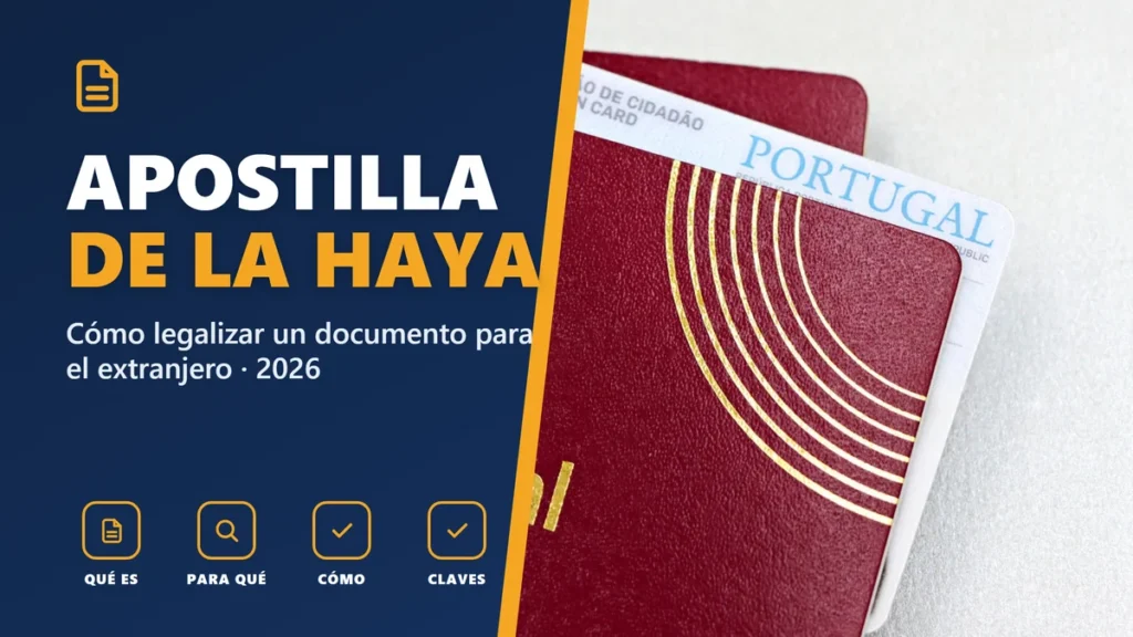 Apostilla de La Haya en 2026: cómo legalizar un documento para usarlo en el extranjero