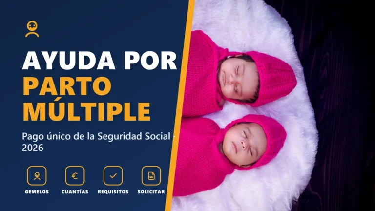 Parto o adopción múltiple 2026: el pago único explicado