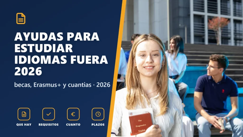 Ayudas para estudiar idiomas en el extranjero 2026: becas, cuantias y como pedirlas