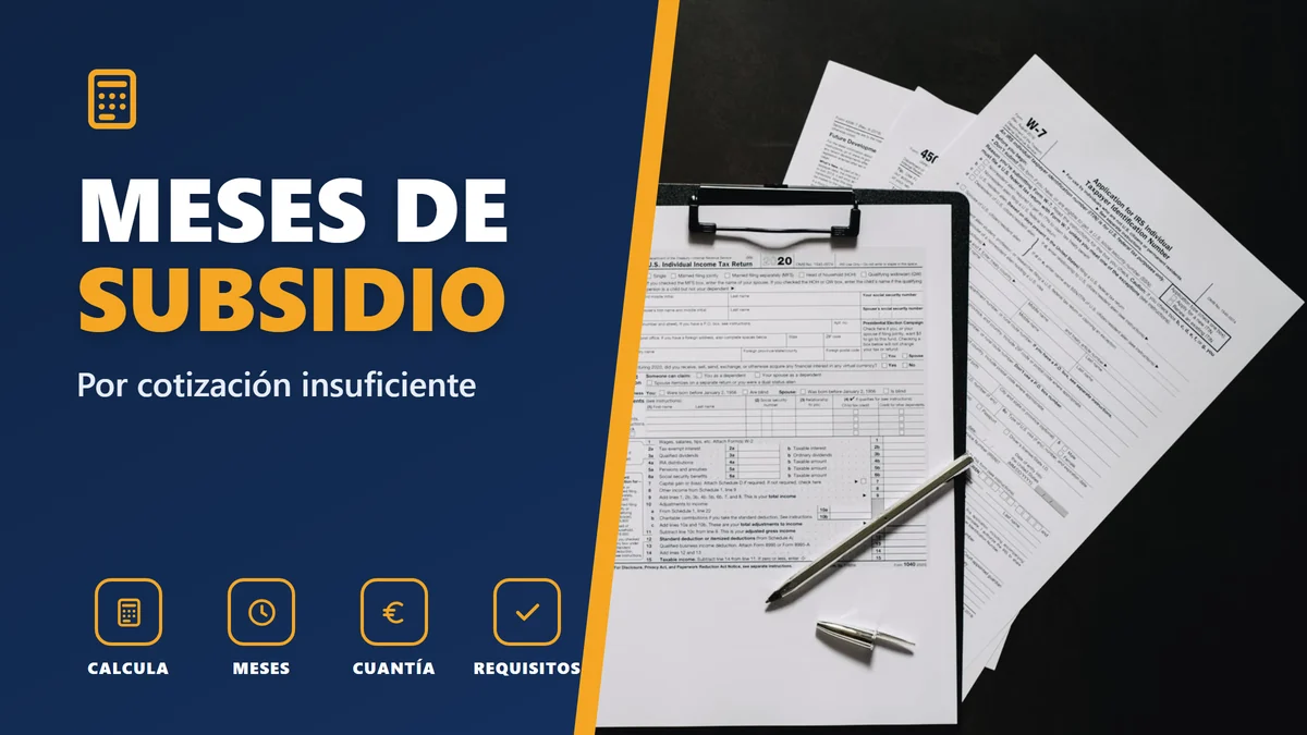MESES DE SUBSIDIO - Por cotización insuficiente