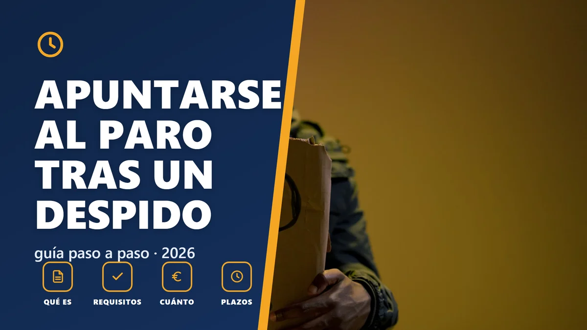 Cómo apuntarse al paro tras un despido en 2026: guía paso a paso