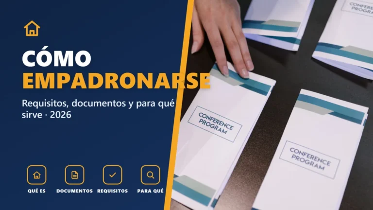 Cómo empadronarse en 2026: requisitos y documentos