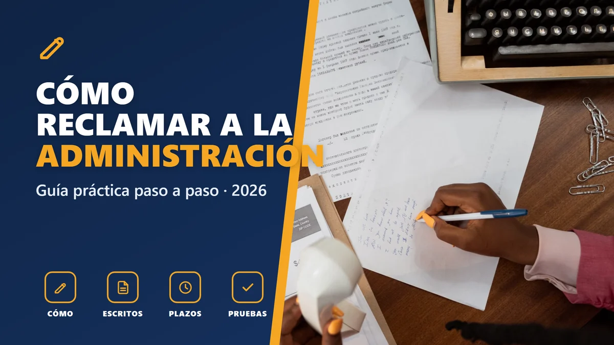 Cómo reclamar a la Administración en 2026: guía práctica paso a paso