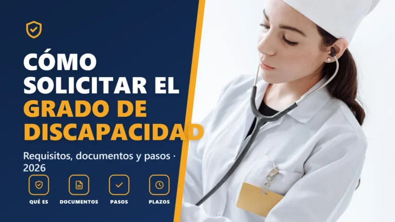 Cómo solicitar el grado de discapacidad en 2026: pasos
