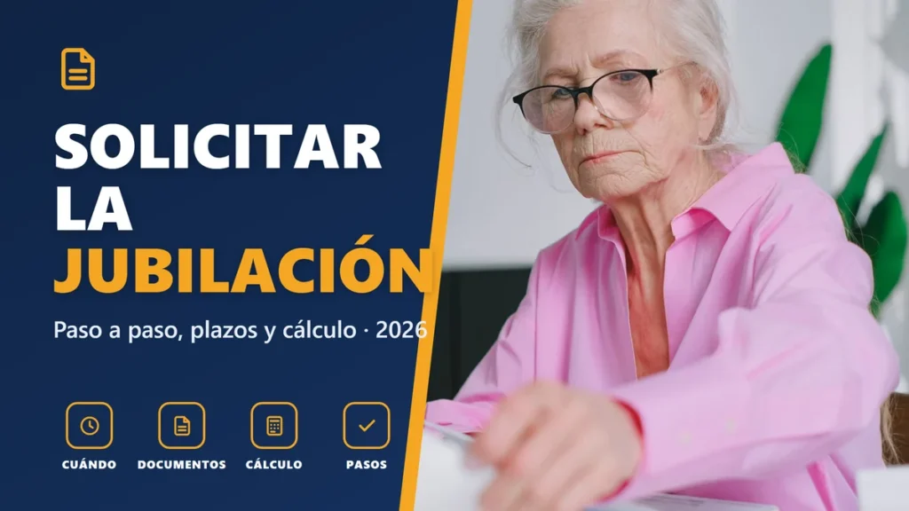 Cómo solicitar la jubilación paso a paso en 2026: plazos, documentos y cómo se calcula tu pensión