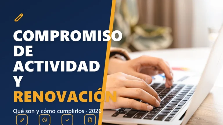 Compromiso de actividad y renovación de la demanda 2026