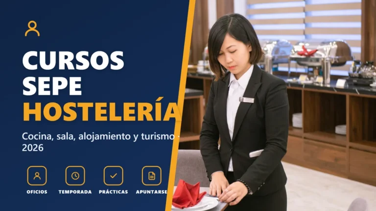 Cursos SEPE de hostelería y turismo 2026: ¿hay trabajo?