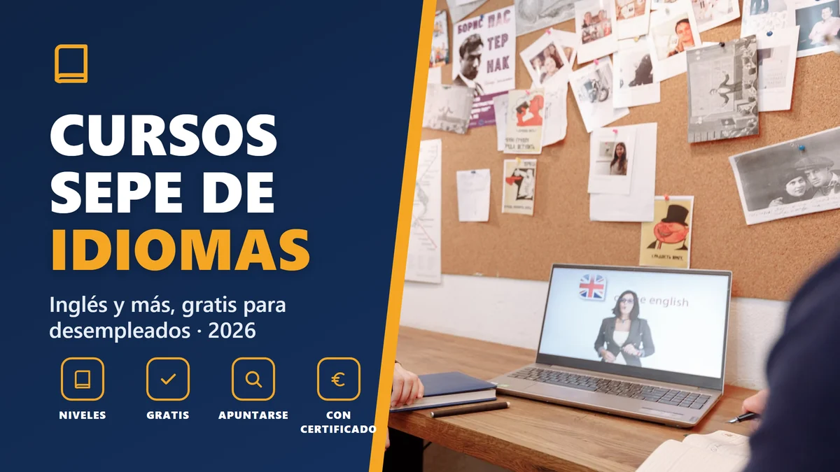 Cursos SEPE de idiomas 2026: inglés y otros idiomas gratis para desempleados