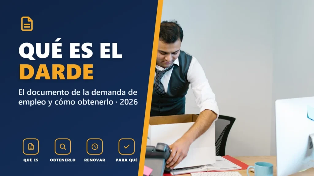 Qué es el DARDE en 2026: el documento de la demanda de empleo y cómo obtenerlo