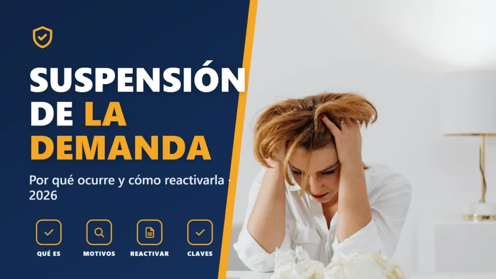 Suspensión de la demanda de empleo en 2026: por qué ocurre y cómo reactivarla