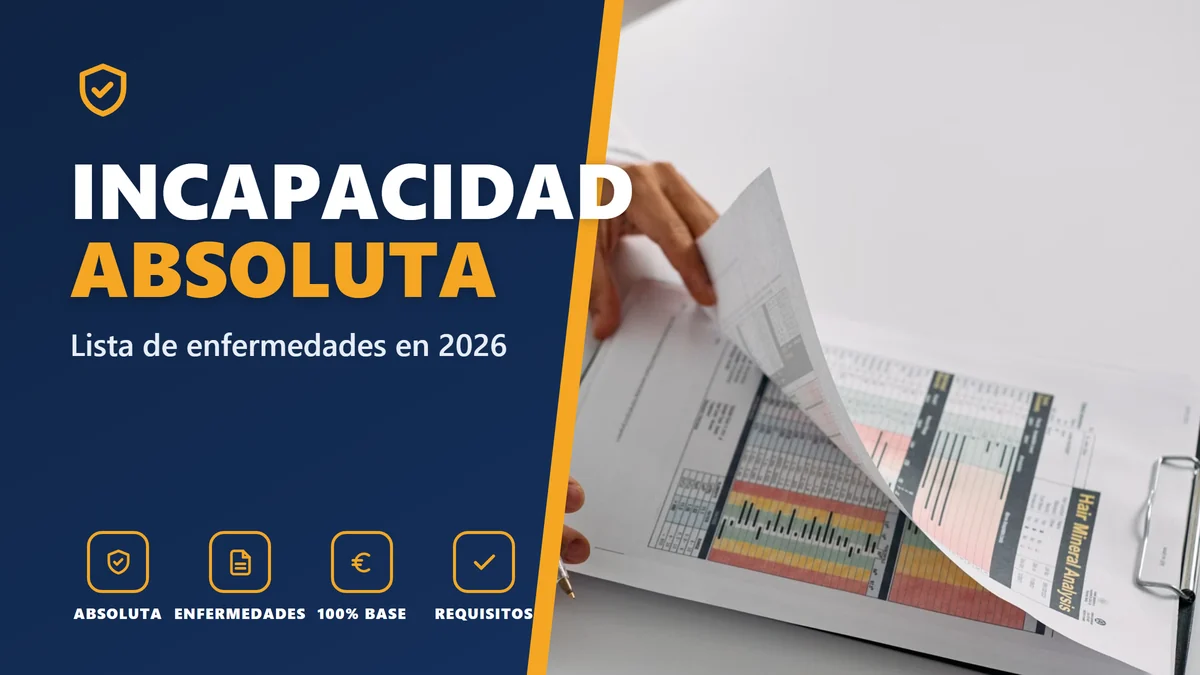 INCAPACIDAD ABSOLUTA - Lista de enfermedades en 2026
