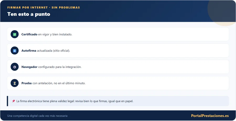 Firmar por internet sin problemas
