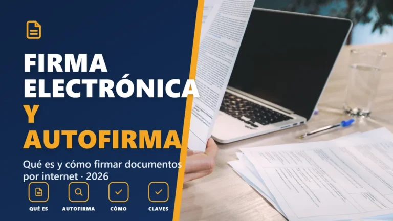 Autofirma y firma electrónica: cómo firmar por internet