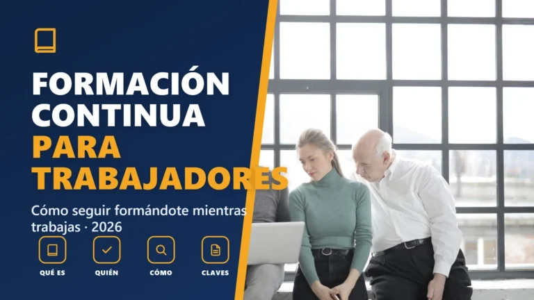 Cursos gratuitos para trabajadores en activo (2026)