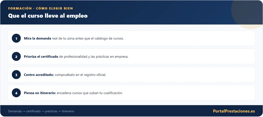 Cómo elegir bien el curso
