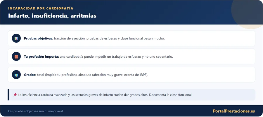 Incapacidad por cardiopatía