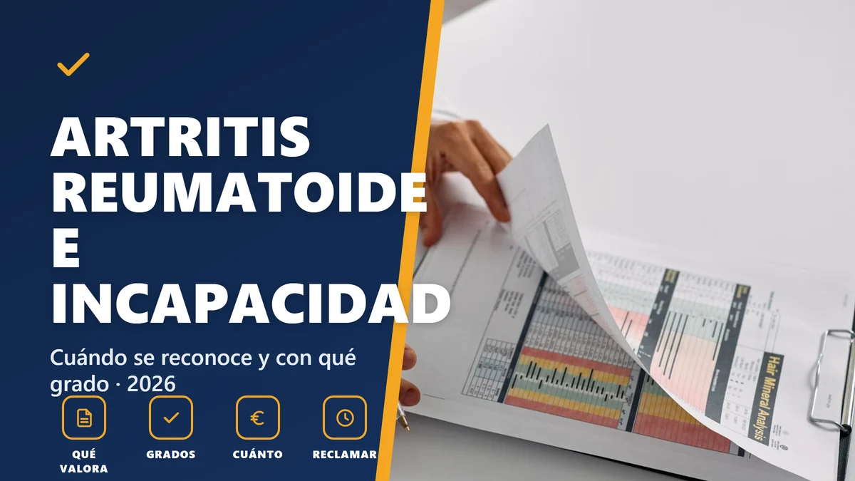 Incapacidad permanente por artritis reumatoide en 2026: cuándo se reconoce y qué grado