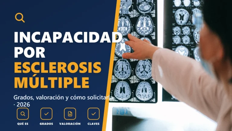 Incapacidad permanente por esclerosis múltiple en 2026