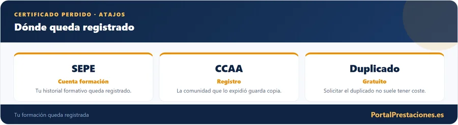 Donde queda registrado tu certificado de profesionalidad