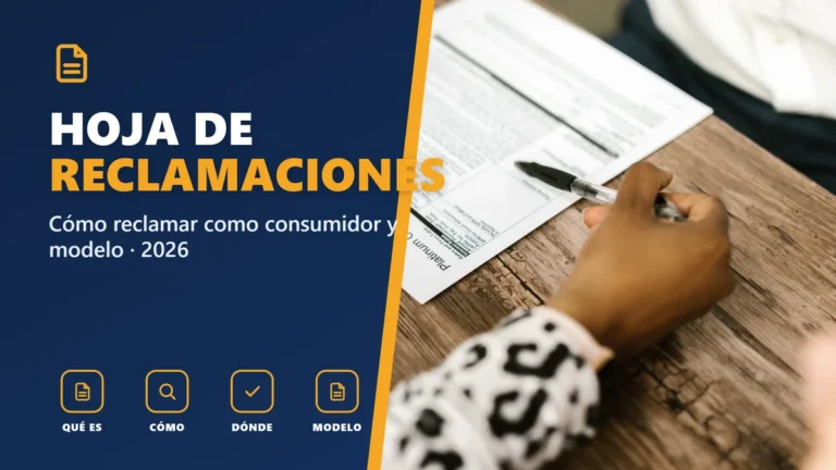 Hoja de reclamaciones de consumo en 2026: cómo reclamar