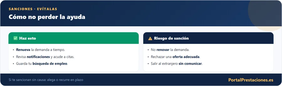 Cómo evitar las sanciones